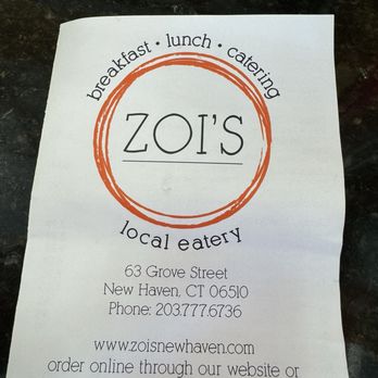 Zoi's New Haven - Menu - Breakfast & Brunch Near Me - New Haven, Connecticut Zoi's New Haven - Menu - Breakfast & Brunch Near Me - New Haven, Connecticut