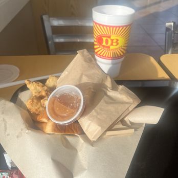 Dairy Burger - 6 piece steak finger basket with sweet tea - Burgers Near Me - Corpus Christi, Texas Dairy Burger - 6 piece steak finger basket with sweet tea - Burgers Near Me - Corpus Christi, Texas