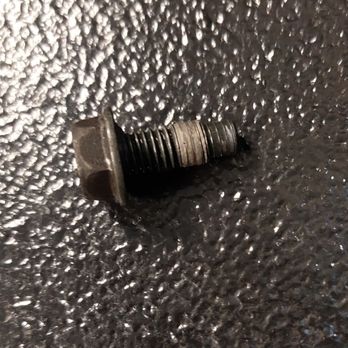 Green's Auto and Marine - You can see where the bolt pulled the block threads out and the threads are cross threaded on the end. - Auto Repair Near Me - Sanford, Florida Green's Auto and Marine - You can see where the bolt pulled the block threads out and the threads are cross threaded on the end. - Auto Repair Near Me - Sanford, Florida
