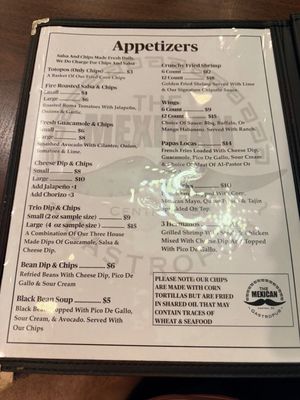Menu photo 7 The Mexican Central, SC Menu photo 7 The Mexican Central, SC