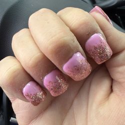 Nail Bar & Spa - What the heck is that shape? They are bulgy.