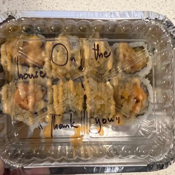 Umi Sushi - Sweet potato roll- on the house - Japanese Near Me - Fresh Meadows, New York