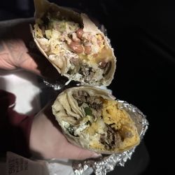 La Carreta Food Truck - 2 super buritto one with beans & one w/o beans $13 each