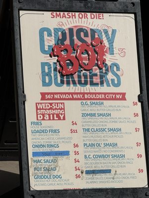 Menu photo 1 Crispy Boi Burgers Boulder City, NV