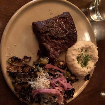 S+L Kitchen & Bar - Langley - Wagyu steak mashed potatoes and crispy Brussel sprouts - Steakhouses Near Me - Langley, British Columbia S+L Kitchen & Bar - Langley - Wagyu steak mashed potatoes and crispy Brussel sprouts - Steakhouses Near Me - Langley, British Columbia