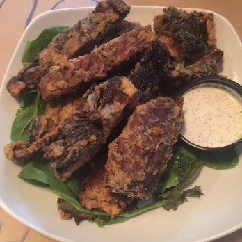Phil's Bar & Grille - Yummy and flavorful portobello fries with mustard dipping sauce - New American Near Me - Saugatuck, Michigan Phil's Bar & Grille - Yummy and flavorful portobello fries with mustard dipping sauce - New American Near Me - Saugatuck, Michigan