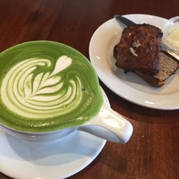Beautiful Almond Milk Latte