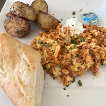 Starling Diner - Chorizo scramble and amazing potatoes. - New American Near Me - Long Beach, California Starling Diner - Chorizo scramble and amazing potatoes. - New American Near Me - Long Beach, California