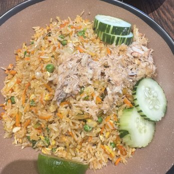 Spoon at Paper Plane - crab meat fried rice - Thai Near Me - Hapeville, Georgia Spoon at Paper Plane - crab meat fried rice - Thai Near Me - Hapeville, Georgia