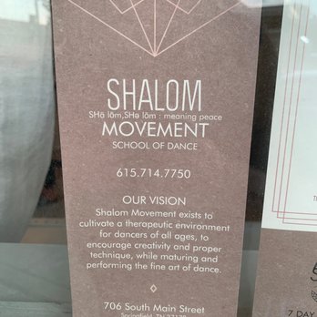 Shalom Movement - Dance Studios Near Me - Springfield, Tennessee Shalom Movement - Dance Studios Near Me - Springfield, Tennessee