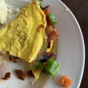 The Country Boy - My veggie and bacon omelette was so good I couldn't wait to start eating.  Lots of fresh veggies lightly sautéed. - American Near Me - Franklin, Tennessee