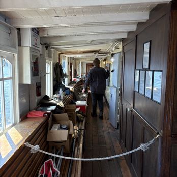 Muskoka Steamships - Hallway to the engine room on the Segwun. - Historical Tours Near Me - Gravenhurst, Ontario Muskoka Steamships - Hallway to the engine room on the Segwun. - Historical Tours Near Me - Gravenhurst, Ontario