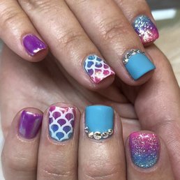 A little mermaid nail swag A little mermaid nail swag