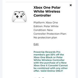 Gamestop - 50% off Xbox One Controller
