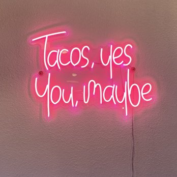 Taquero Mucho - Cute neon sign - Mexican Near Me - Austin, Texas