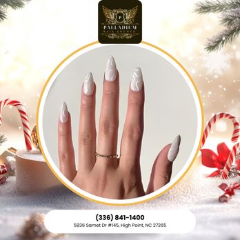 Palladium Nail Lounge - Keeping it cozy and chic with a stunning simple manicure. Elegant neutral tones are the ultimate winter staple. Schedule yours! - Waxing Near Me - High Point, North Carolina