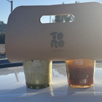 Torotea - My drinks in takeout holder - Coffee & Tea Near Me - Diamond Bar, California Torotea - My drinks in takeout holder - Coffee & Tea Near Me - Diamond Bar, California