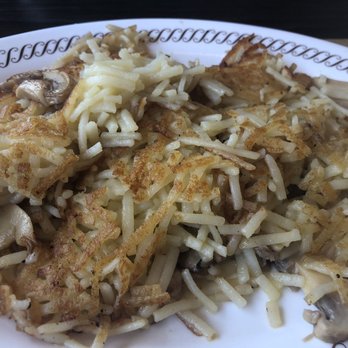 Waffle House - Hash browns w/mushrooms - Breakfast & Brunch Near Me - Fredericksburg, Virginia