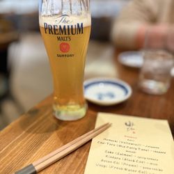Sushi Bada - Suntory "The Premium Malts"