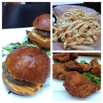 Far Bar - Cheeseburger sliders. Wasabi fries. Ming wings - Asian Fusion Near Me - Los Angeles, California Far Bar - Cheeseburger sliders. Wasabi fries. Ming wings - Asian Fusion Near Me - Los Angeles, California