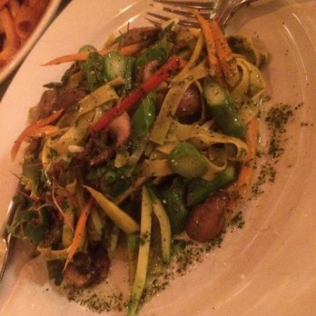 Caprice Cafe - Photo of the Pasta Ribbons & Pesto with no meat and extra veggies! - New American Near Me - Redlands, California Caprice Cafe - Photo of the Pasta Ribbons & Pesto with no meat and extra veggies! - New American Near Me - Redlands, California
