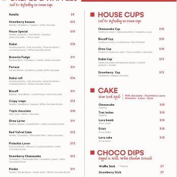 Chocolava - Menu - Creperies Near Me - Brooklyn, New York