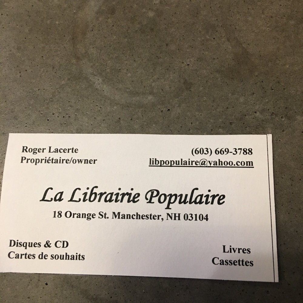 La Librairie Populaire - Books, Mags, Music & Video Near Me - Manchester, New Hampshire