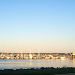 R I Yacht Club - View of RIYC from Narragansett Blvd