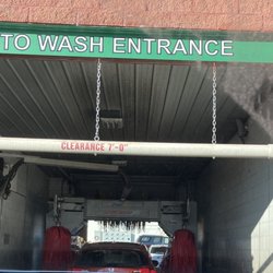 Outside the automatic wash