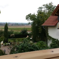 Winzerhotel Schenkel - Blick Richtung Dorf