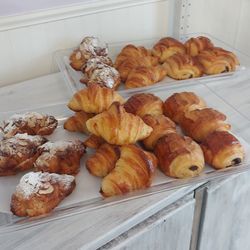 Ma Petite Bakery - Almond croissants, plain croissants and pains au chocolat. Regular sized and minis