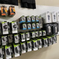 Wrist, ankle, knee braces of different types and all sizes.