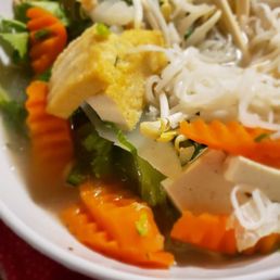 Amazing vegetarian Pho, safely delivered to our car curbside, and enjoyed within the comfy, quarantine confines of our home. Amazing vegetarian Pho, safely delivered to our car curbside, and enjoyed within the comfy, quarantine confines of our home.
