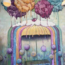 The Creekside Scoop - A wall mural