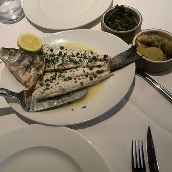 Kyma - Mediterranean Sea Bass with lemon butter - Greek Near Me - Atlanta, Georgia