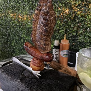 Cafe Brazil Restaurant - Espeto de Churrasco - Skewer of Meats - Brazilian Near Me - Fort Myers, Florida