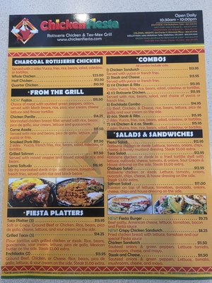 Menu photo 2 Chicken Fiesta Colonial Heights, VA Menu photo 2 Chicken Fiesta Colonial Heights, VA
