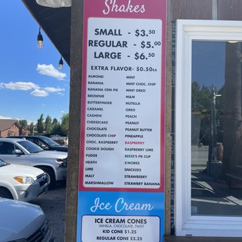 Shawka's Shakes ‘n Sodas - a sign for ice cream - Ice Cream & Frozen Yogurt Near Me - Garden City, Utah Shawka's Shakes ‘n Sodas - a sign for ice cream - Ice Cream & Frozen Yogurt Near Me - Garden City, Utah