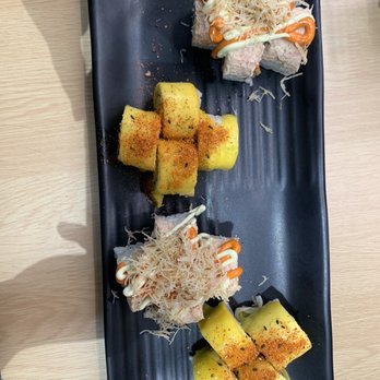 Wellness Sushi - Fiery Philly & Tokyo Drift (Fiery is yellow) - Vegan Near Me - Denver, Colorado Wellness Sushi - Fiery Philly & Tokyo Drift (Fiery is yellow) - Vegan Near Me - Denver, Colorado
