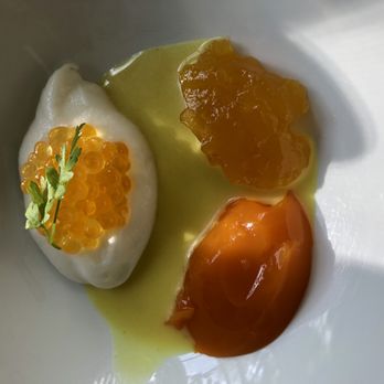 Alinea - Blis Steelhead Roe - New American Near Me - Chicago, Illinois Alinea - Blis Steelhead Roe - New American Near Me - Chicago, Illinois