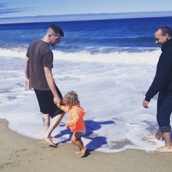 Monterey Dunes Colony - My daughter with her Uncle and Dad.