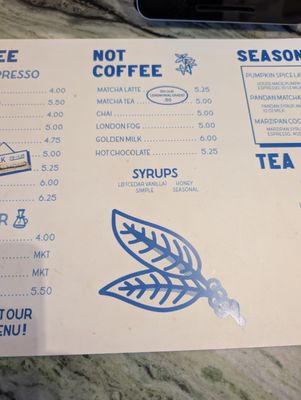 Menu photo 1 Little Bear Coffee Albuquerque, NM