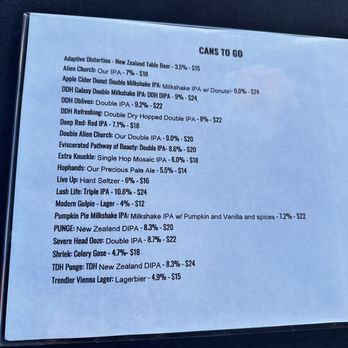 Tired Hands Beer Park - They have a "to go" table where you can buy their 4-packs to go. - Beer Gardens Near Me - Newtown Square, Pennsylvania Tired Hands Beer Park - They have a "to go" table where you can buy their 4-packs to go. - Beer Gardens Near Me - Newtown Square, Pennsylvania
