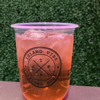Island Boba - Starburst  best w/ Passion Fruit Popping Boba or Strawberry Popping Boba - Bubble Tea Near Me - Chandler, Arizona