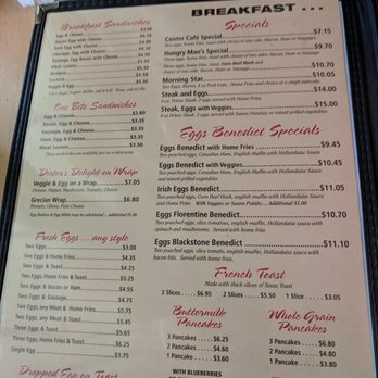 Winthrop Center Cafe - Menu - Diners Near Me - Winthrop, Massachusetts