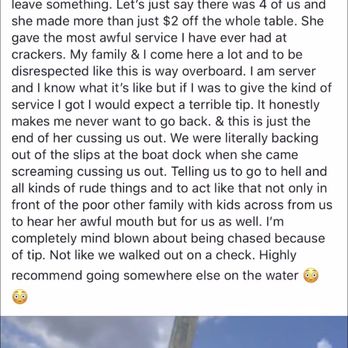 Cracker's Bar & Grill - This is how people get treated. - Seafood Near Me - Crystal River, Florida Cracker's Bar & Grill - This is how people get treated. - Seafood Near Me - Crystal River, Florida