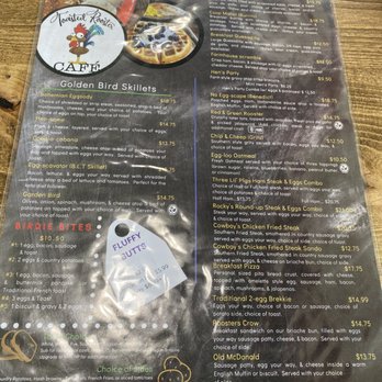 Toasted Rooster Cafe - Menu (front) - Breakfast & Brunch Near Me - Sacramento, California Toasted Rooster Cafe - Menu (front) - Breakfast & Brunch Near Me - Sacramento, California