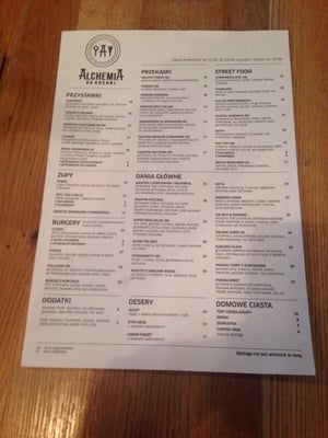 Menu photo 2 Alchemia od Kuchni Kraków, MA Menu photo 2 Alchemia od Kuchni Kraków, MA
