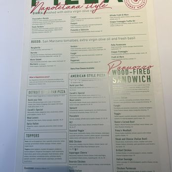 Coratti's Pizzeria Bar & Bocce - Menu (back) - Bars Near Me - Ann Arbor, Michigan