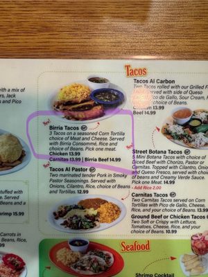 Menu photo 4 MasFajitas Mexican Restaurant Georgetown, TX